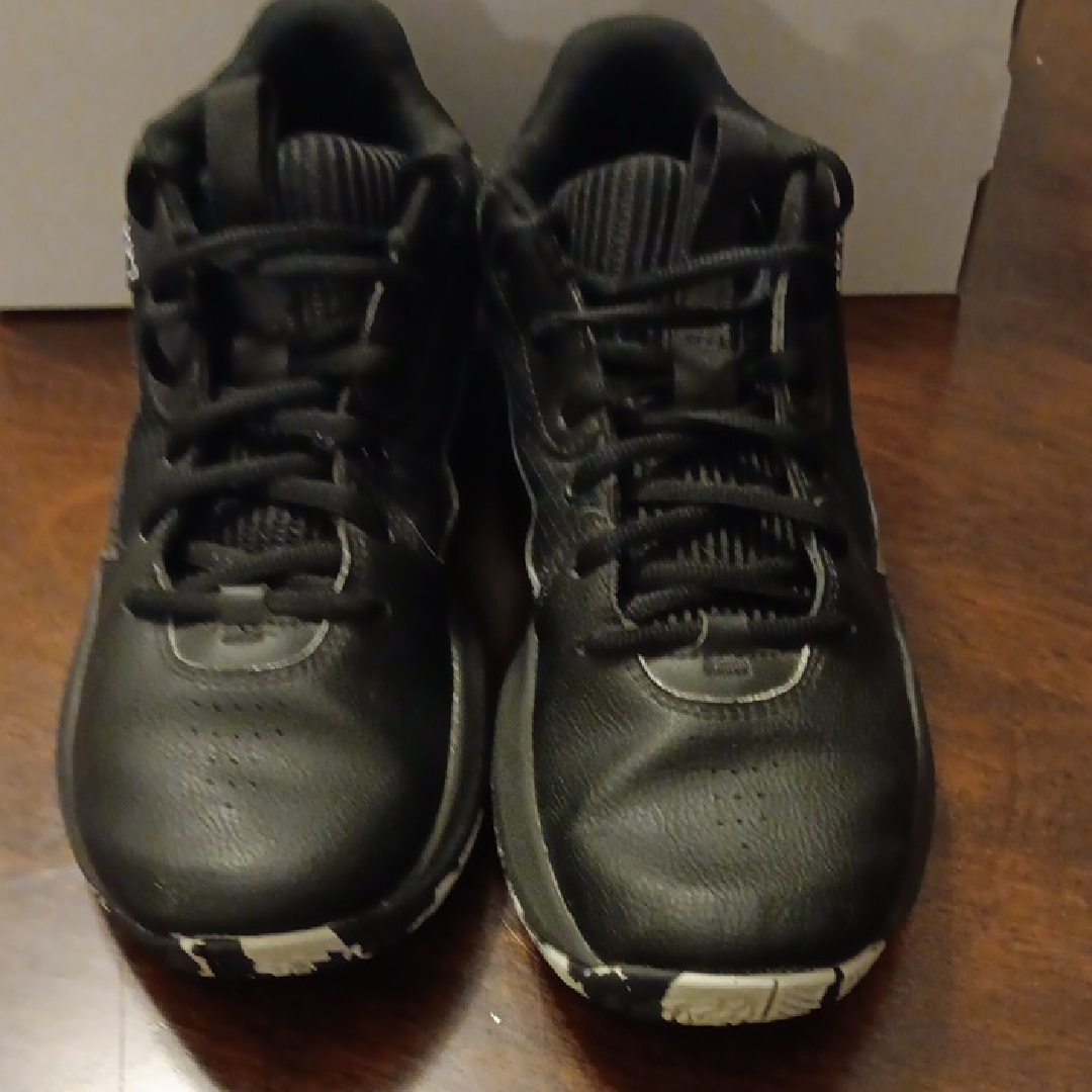 Under Armour Black And White Basketball Shoes